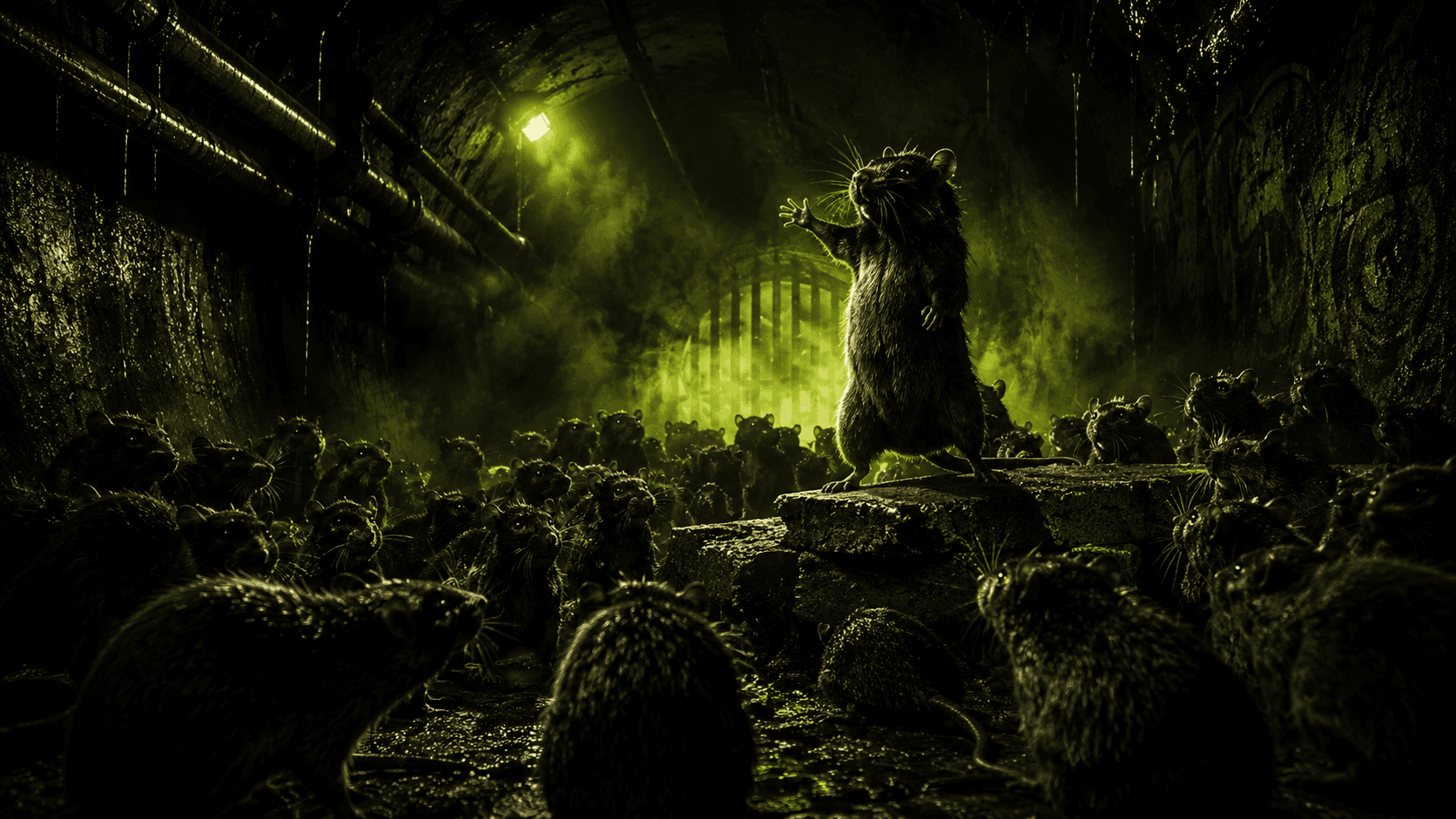 The colony wakes
